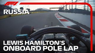 Lewis Hamiltons Pole Lap  2020 Russian Grand Prix  Pirelli [upl. by Jacquenette744]