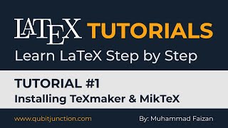 LaTeX Tutorial 1  Installing LaTeX Editor amp TeX Compiler [upl. by Ackerman]