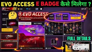 Claim Free E Vag 😍 In Free Fire  New Evo Access Event [upl. by Elata]