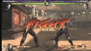 MK9  SCR 2013  EGP Tyrant Jax vs Wound Cowboy ShangSonya  Top 8 Grand Finals [upl. by Philcox]