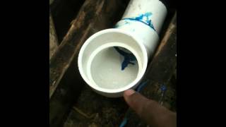 how to repiar a broken toilet flange [upl. by Catlee]