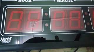 Ajanta Oreva Digital Wall Clock Model OLC60 user review [upl. by Edme493]