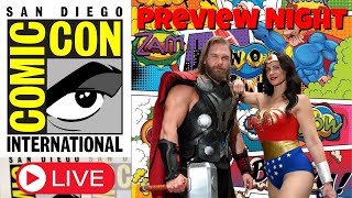 🔴 LIVE ComicCon 2024 Preview Night San Diego Convention Center [upl. by Ilajna]