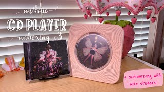 Greadio CD Player Unboxing amp Customization 💿✨ [upl. by Krutz]