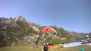 Tandem Paraglide Launch Chamonix [upl. by Isborne]