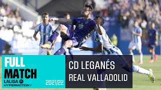 CD Leganés  Real Valladolid CF 02 20212022 PARTIDO COMPLETO [upl. by Mount]