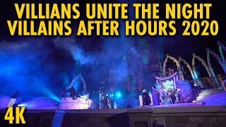 Villains Unite the Night at Villains After Hours 2020  Walt Disney World [upl. by Arst]