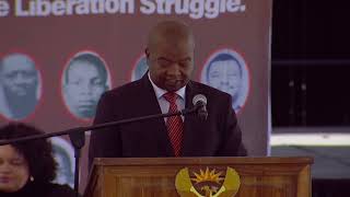 Repatriation Homecoming Ceremony  Dep Minister of Defence and Military Veterans Bantu Holomisa [upl. by Midian]