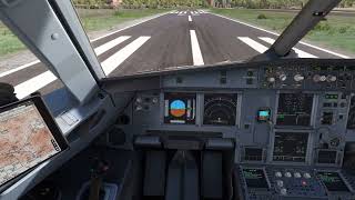 MSFS 2020  FENIX A319  Paro VQRP RNAV Z RWY 15 [upl. by Dilisio]