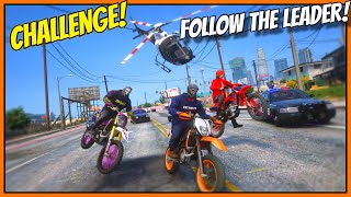 Follow The Leader ESCAPE CHALLENGE   GTA 5 RP [upl. by Nelia528]