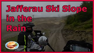 Jafferau Ski Slope in the Rain  Day 2  BMW R1250 GSA  KTM 890 Adv R [upl. by Inalaehak]