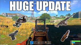 I played a wipe with the NEW Update  Rust Console Edition [upl. by Ycnej719]