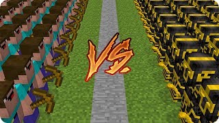 EJÉRCITO DE NOOB VS EJÉRCITO DE MASSI EN MINECRAFT 😱 [upl. by Eirffej]