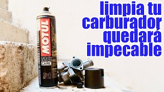 limpia tu carburador como un profesional carbuclean MOTUL [upl. by Trip]