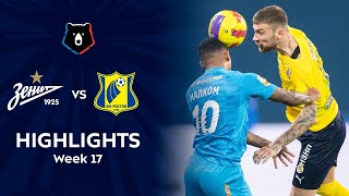 Highlights Zenit vs FC Rostov 22  RPL 202122 [upl. by Sprung]