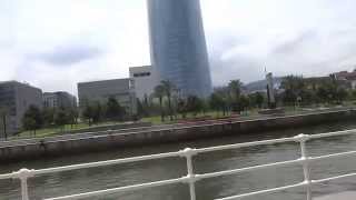 Aruna amp Hari Sharma walking on Botikazar Erribera alongside Nevirón River Bilbao Jul 25 2014 [upl. by Bannon]