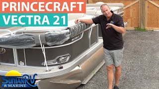 Princecraft Vectra 21 pontoon boat [upl. by Aubyn]