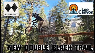 New Double Black Diamond Trail  Lee Canyon in Las Vegas [upl. by Adiam133]