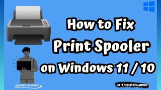 How to Fix Print Spooler on Windows 11  10 [upl. by Nylkaj627]