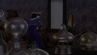 The Sims 4 machinima  Snow White  The Evil queen transformation [upl. by Upali607]