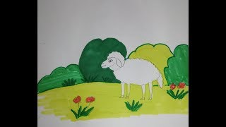 ✏️Corso di disegno per bambini la pecora 🐑  Stefi64 [upl. by Ydak]