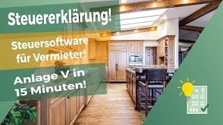 Steuersoftware für Vermieter [upl. by Ahtilat]