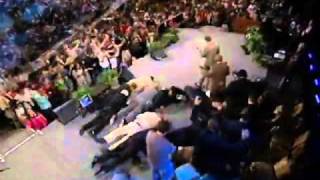 Benny Hinn THE HOLY GHOST SHOWS UP ON THE STAGE [upl. by Ribal]