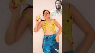 उर्फी जावेद Banana look music dance bellydance dancer funny bollywood song urfijaved shorts [upl. by Anahcar447]