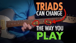 How using triads can change the way you play guitar  both rhythm and lead  Lesson EP399 [upl. by Truk543]