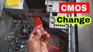 How To Replace CMOS battery in CPU Live Demo [upl. by Lemor]