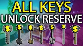 Ultimate Reserve Unlock Guide  ALL Keys amp Loot Behind Them Reserve Base  Escape From Tarkov 126 [upl. by Amlus]