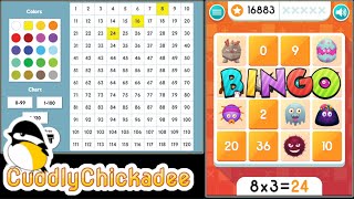 ABCya Master Multiplication with Math Bingo amp Number Chart [upl. by Campney]