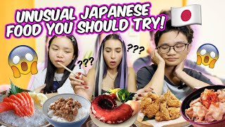 UNUSUAL JAPANESE FOOD MUKBANG  JELAI ANDRES [upl. by Sabra873]