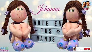 🔴Cómo Hacer MUÑECAS DE TRAPO Tutorial Completo de JOHANNA Con Arte en Tus Manos [upl. by Pliske]