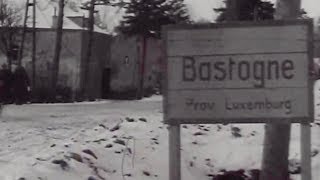 Original Film Footage of Bastogne WW2 [upl. by Aitnic]