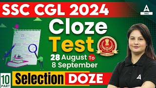 Cloze Test for SSC CGL 2024  SSC CGL English By Swati Mam 10 [upl. by Buchbinder]