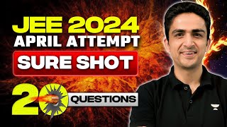 Sureshot 20 Questions of Maths  Jee Main 2024 April Attempt [upl. by Jemine591]