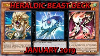 YGO PRO Heraldic Beast Deck  January 2019 [upl. by Eeryn]