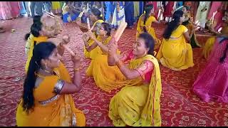 sankranthi vachindhi tummeda kolatam song Gowri parameswara kolatam saripalli V ph no 9052425754 [upl. by Akihsay992]