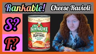 Eating Rating and Ranking the Cheese Ravioli from Chef Boyardee [upl. by Kcerb497]