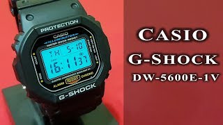 Casio GSHOCK DW5600E1V full review 178 gedmislaguna casio casiowatch [upl. by Stetson117]