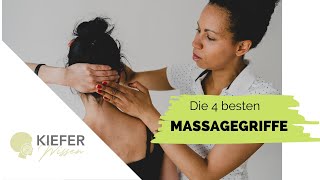 Die 4 besten Massagetechniken für Nacken und Kiefer [upl. by Swetlana]