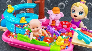 75 Minutes Satisfying with Unboxing Cute Toys Collection Mini Swimming Pool Slide  Review Toys [upl. by Aili]