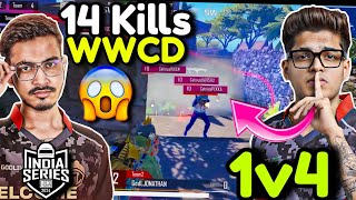 JONATHAN 1v4👑 • GODL 14 Kills WWCD🔥🇮🇳  BGIS Scrims✅ [upl. by Richy]