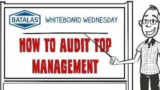 Batalas  How to audit top management [upl. by Nomzzaj]