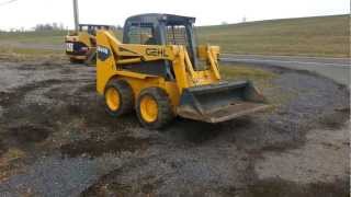 Gehl 4840 skid steer loader [upl. by Lyrehc]