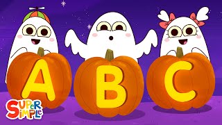 ABC Boo  Halloween Alphabet Song for Kids [upl. by Enirehtac]