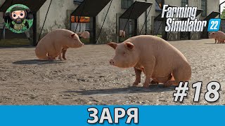 Farming Simulator 22  Заря 18  Свиньи  Семки  х2 Fortschritt [upl. by Nevak21]