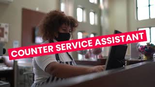 Discover Careers Counter Service Assistant  Sortyourfuture [upl. by Jenda]