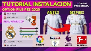 Como LICENCIAR PES 2020 FACIL Y RAPIDO TUTORIAL INSTALACION OPTION FILE [upl. by Margeaux]